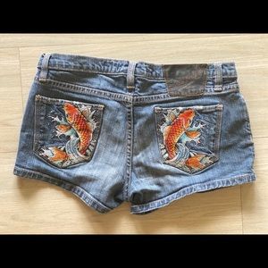 Ed Hardy denim shorts